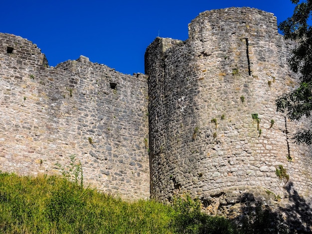 Ruines du château de Chepstow HDR à Chepstow