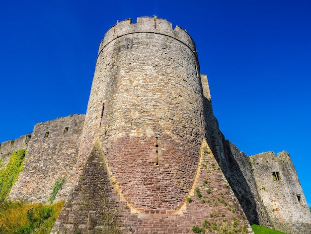 Ruines du château de Chepstow HDR à Chepstow