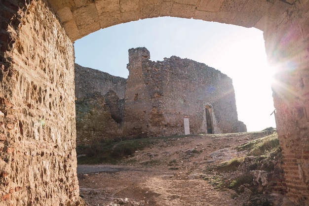 ruines du château de l'époque médiévale