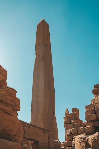 Ruines du temple égyptien de Karnak, le plus grand musée en plein air de Louxor