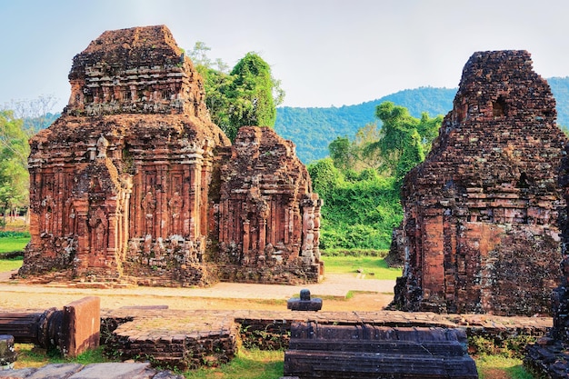 Ruines du vieux temple hindou de My Son, Vietnam