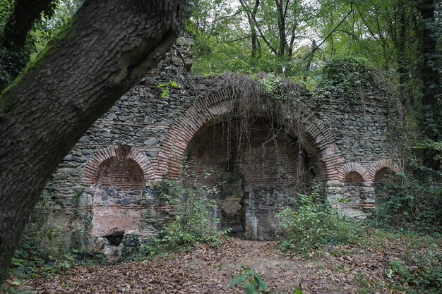 Ruines de l'église anglicane St Georges à Istanbul Turquie