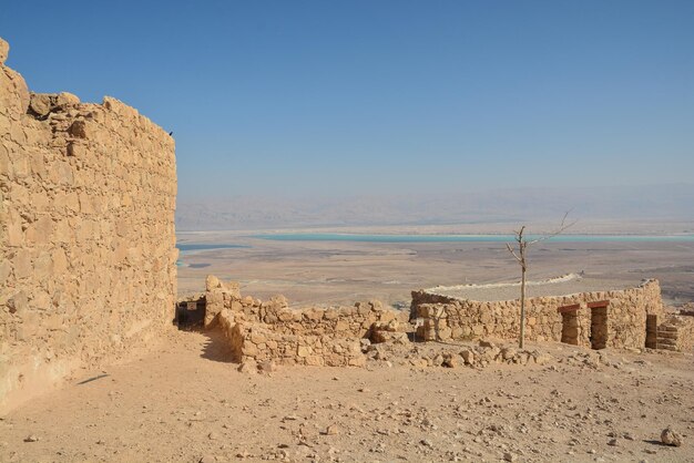 Les ruines de la forteresse de Massada