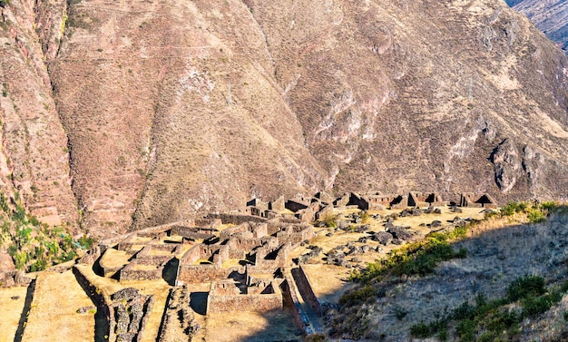 Ruines incas de Pisac au Pérou