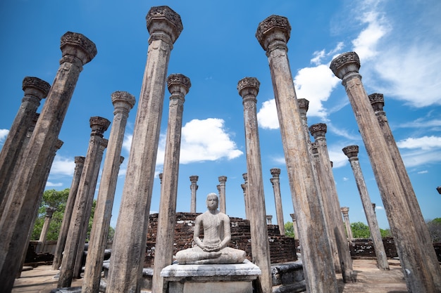 Ruines de Medirigiriya Vatadage Polonnaruwa, Sri Lanka