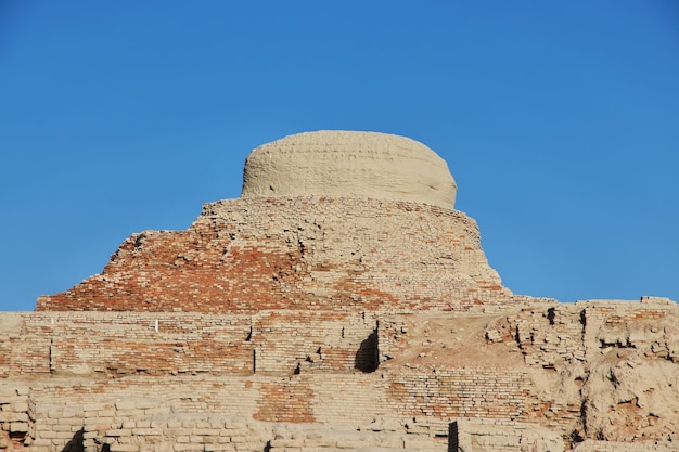 Ruines de Mohenjo daro près de la rivière Indus dans le district de Larkana Sindh Pakistan