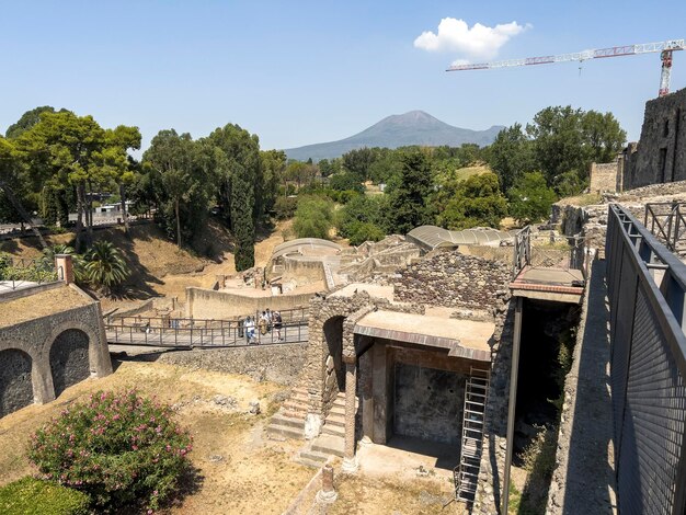 Les ruines de Pompéi, dans le sud de l'Italie