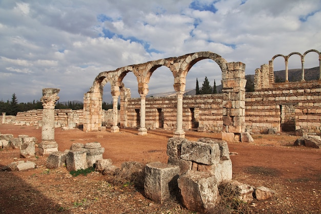 Ruines romaines à Anjar, au Liban