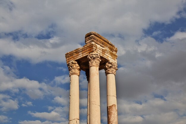 Ruines romaines à Anjar, au Liban