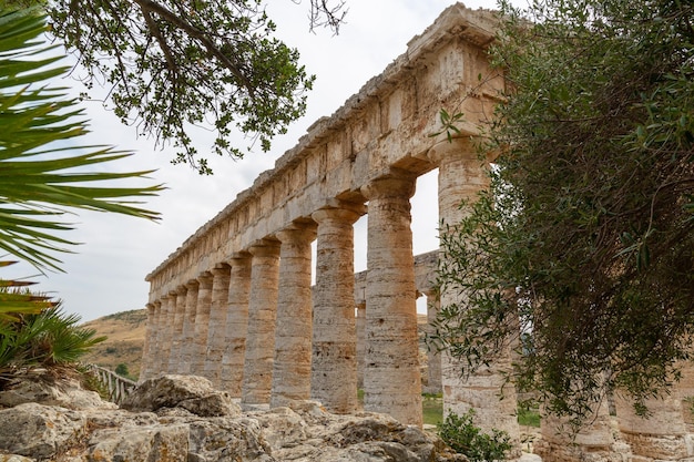 Ruines de temples grecs en Sicile