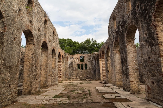 Les ruines de la vieille ville de corfou