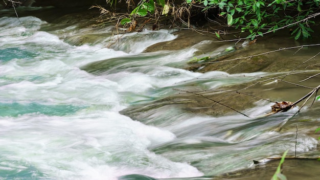 Ruisseau ou ruisseau qui coule en arrière-plan