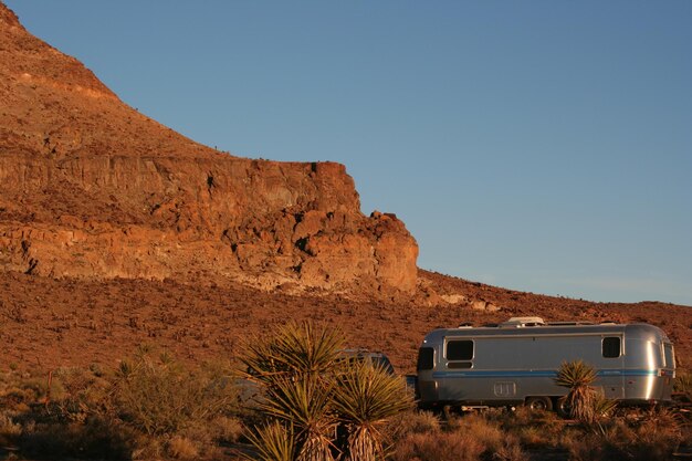 Rv dans le parc national de Joshua Tree