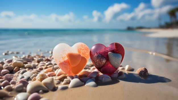 Sable blanc sur la plage Paysage exotique et fantastique