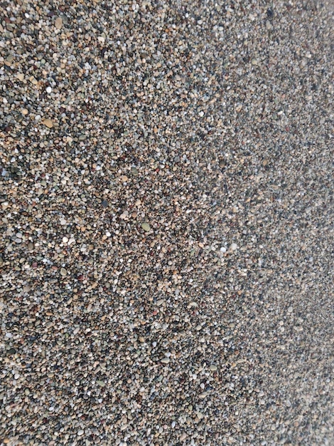 Le sable et les pierres sur la plage