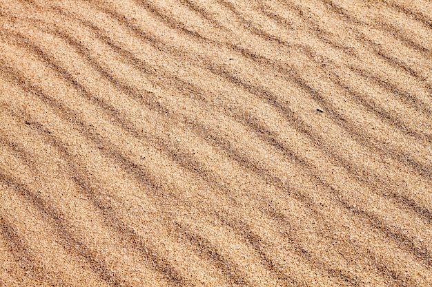 Sables sur la plage