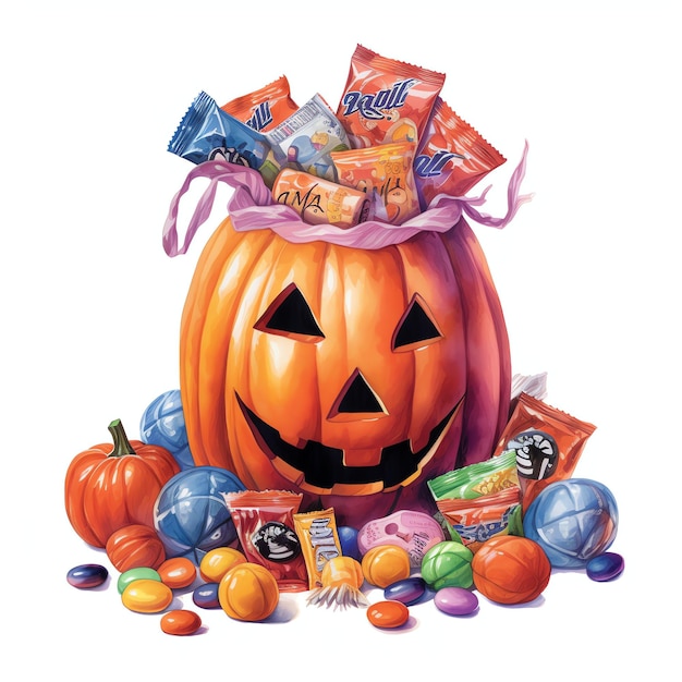 sac de bonbons bonbons le dessert halloween