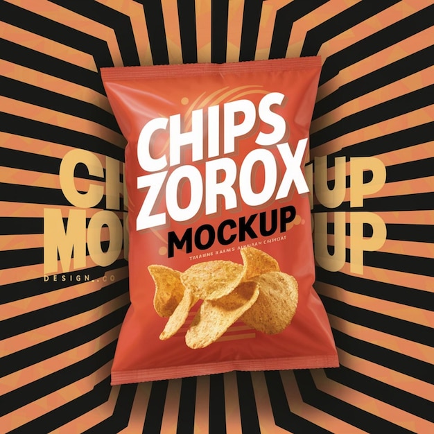 Photo un sac de chips qui dit 