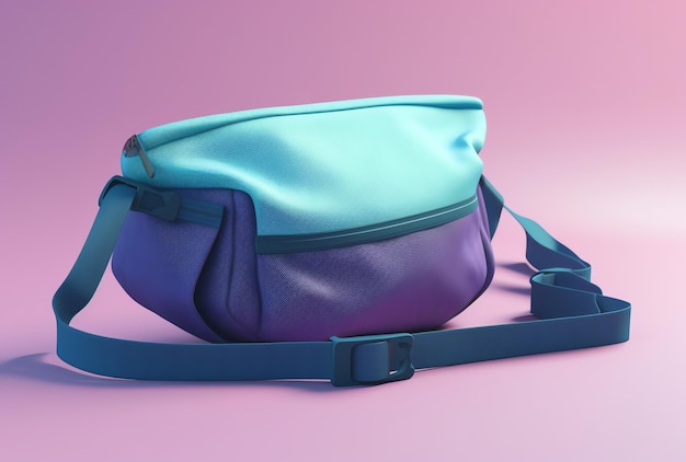 Un sac coloré avec une bandoulière