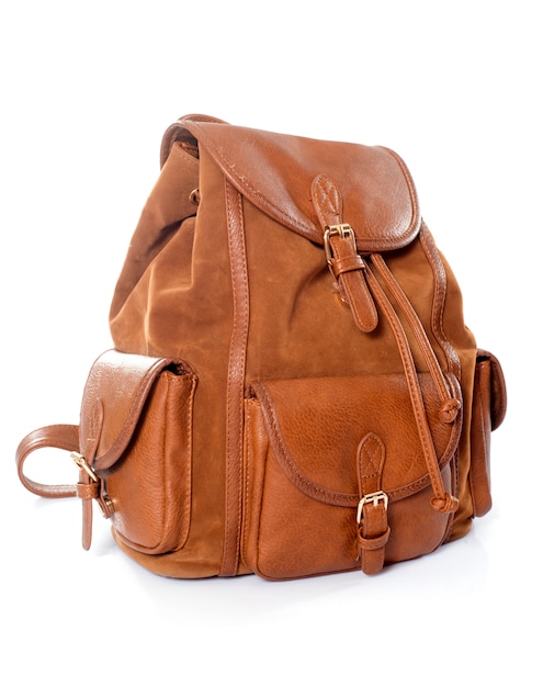 sac en cuir marron