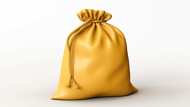 un sac de déchets en or.