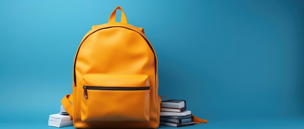 Sac à dos éducatif coloré fond sac scolaire cahier objet papeterie sac à dos complet personne ne fournit