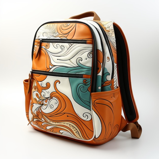 Sac à dos d'illustration de retour à l'école