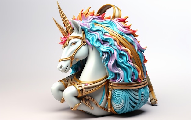 Un sac à dos licorne magique