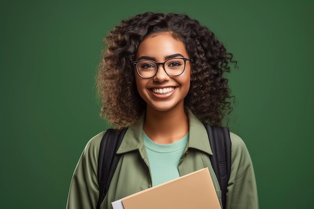 Sac à dos et livres Se préparer pour l'école AI générative