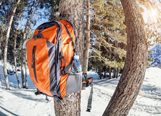 Sac à dos à la montagne