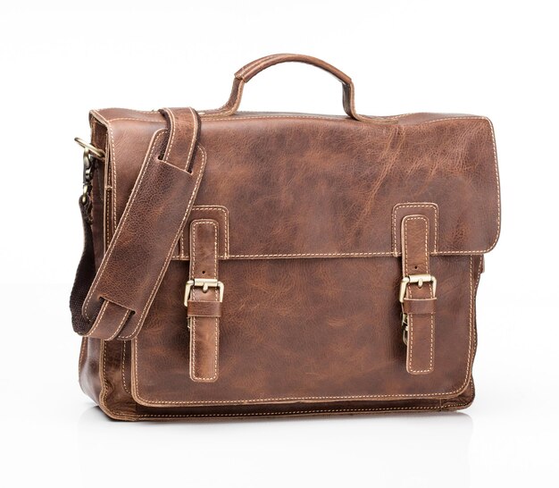 Sac homme casual cuir marron