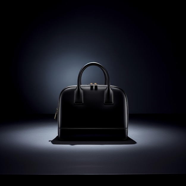 Un sac à main noir de luxe