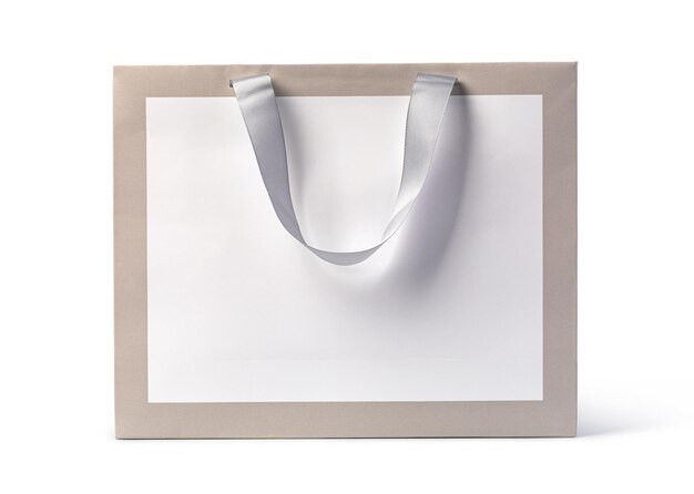 Sac en papier blanc