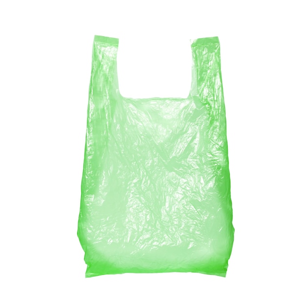 Photo sac en plastique vert