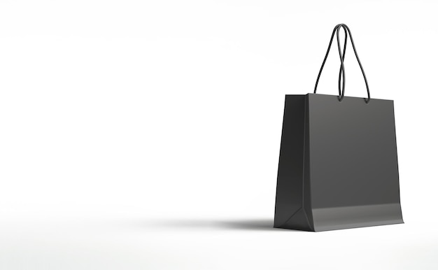Sac à provisions espace de copie de rendu 3d