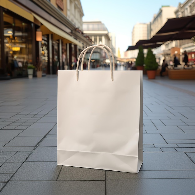 Photo le sac à provisions vide