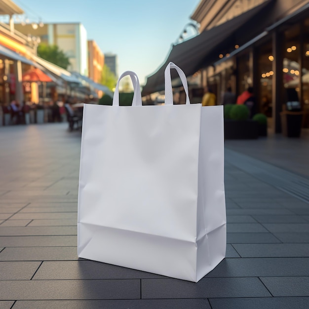 Photo le sac à provisions vide