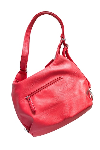 Sac rouge isolé