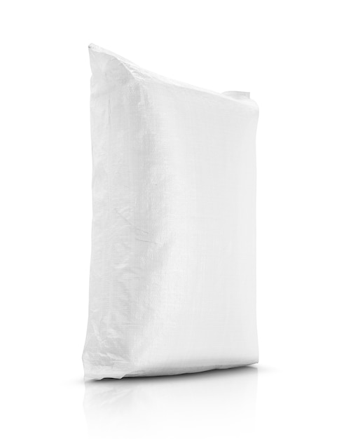 Sac de sable ou sac en plastique blanc pour riz ou produit agricole