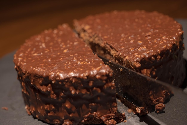 Sachertorte et couteau