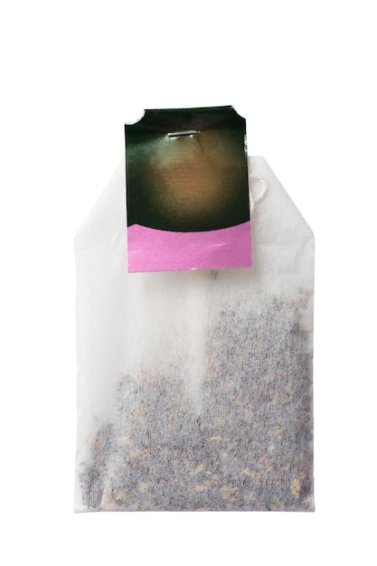 sachet de thé isolé