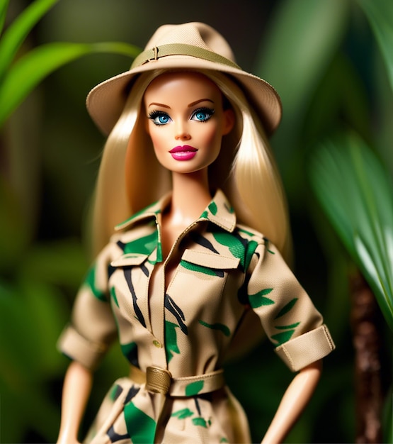 Safari Barbie dans la jungle