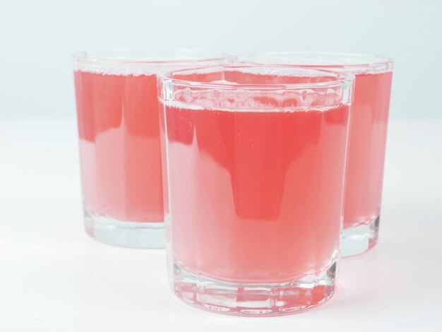 Saft au pamplemousse rose