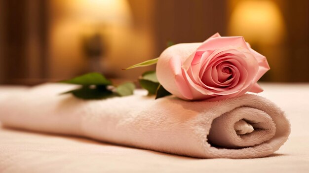 Photo saint-valentin rose spa