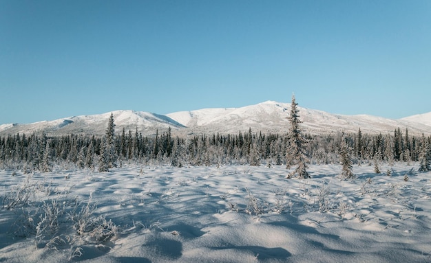 saison d'hiver montagnes d'hiver