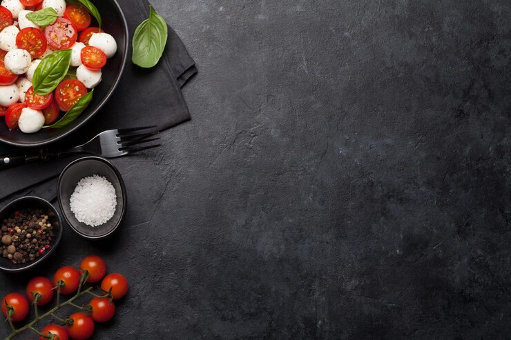 Salade de caprese classique fraîche