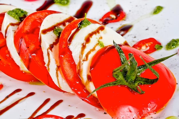 Salade caprese classique