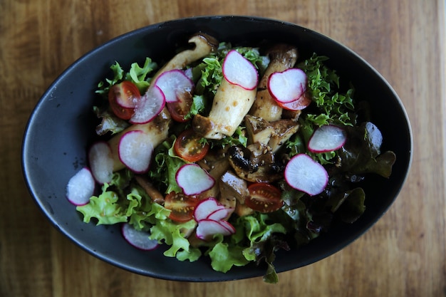 salade de champignons nourriture saine