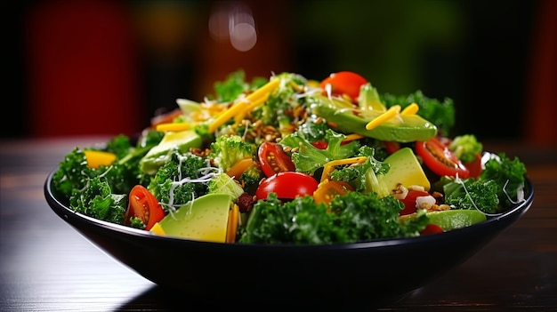 Salade de chou frais et de légumes