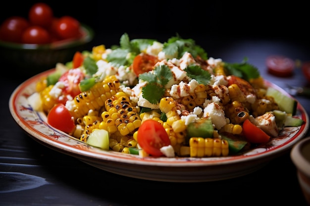 Photo salade de concombres mexicaine